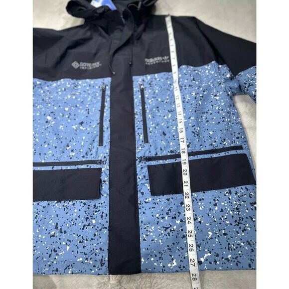 Adidas Winter Gore-Tex Infinium HK5 Winter Jacket Men Small blue NEW - Picture 10 of 11